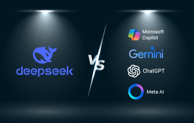 DeepSeek AI vs ChatGPT vs Grok vs Gemini Comparison Chart for 2025